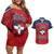 Personalized Dominican Republic Couples Matching Off Shoulder Short Dress and Hawaiian Shirt Dimelo Ke Lo Ke - Wonder Print Shop