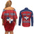 Personalized Dominican Republic Couples Matching Off Shoulder Short Dress and Long Sleeve Button Shirt Dimelo Ke Lo Ke - Wonder Print Shop