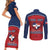 Personalized Dominican Republic Couples Matching Short Sleeve Bodycon Dress and Long Sleeve Button Shirt Dimelo Ke Lo Ke - Wonder Print Shop
