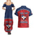 Personalized Dominican Republic Couples Matching Summer Maxi Dress and Hawaiian Shirt Dimelo Ke Lo Ke - Wonder Print Shop
