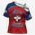 Personalized Dominican Republic Cross Shoulder Shirt Dimelo Ke Lo Ke - Wonder Print Shop