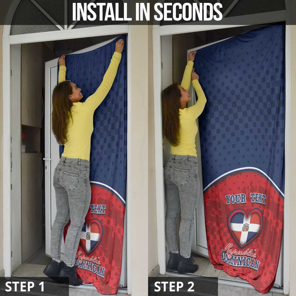 Personalized Dominican Republic Door Cover Dimelo Ke Lo Ke - Wonder Print Shop