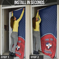 Personalized Dominican Republic Door Cover Dimelo Ke Lo Ke - Wonder Print Shop