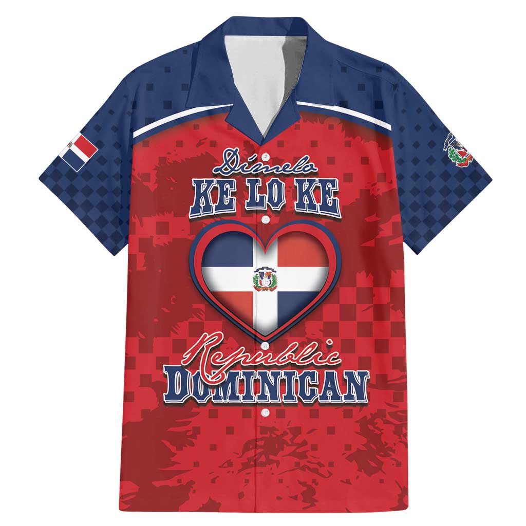 Personalized Dominican Republic Family Matching Mermaid Dress and Hawaiian Shirt Dimelo Ke Lo Ke - Wonder Print Shop