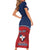 Personalized Dominican Republic Family Matching Short Sleeve Bodycon Dress and Hawaiian Shirt Dimelo Ke Lo Ke - Wonder Print Shop