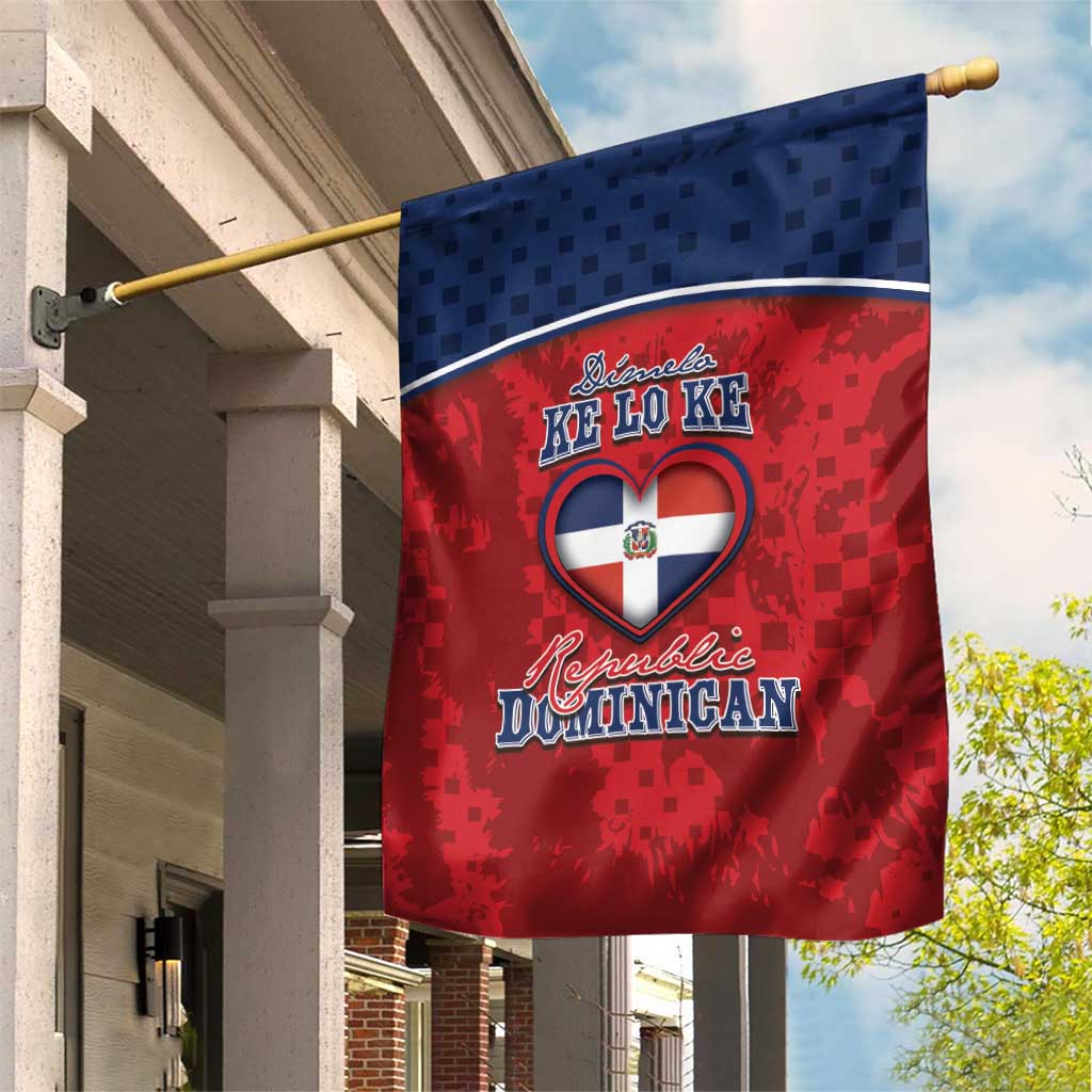 Dominican Republic Garden Flag Dimelo Ke Lo Ke - Wonder Print Shop