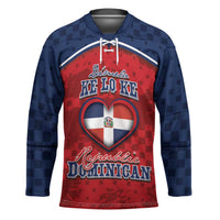 Personalized Dominican Republic Hockey Jersey Dimelo Ke Lo Ke - Wonder Print Shop