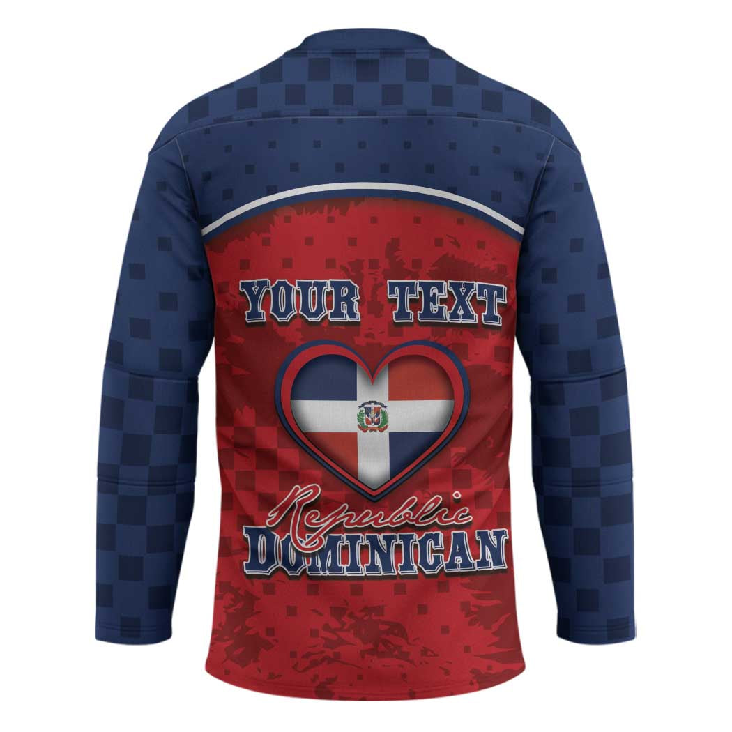 Personalized Dominican Republic Hockey Jersey Dimelo Ke Lo Ke - Wonder Print Shop