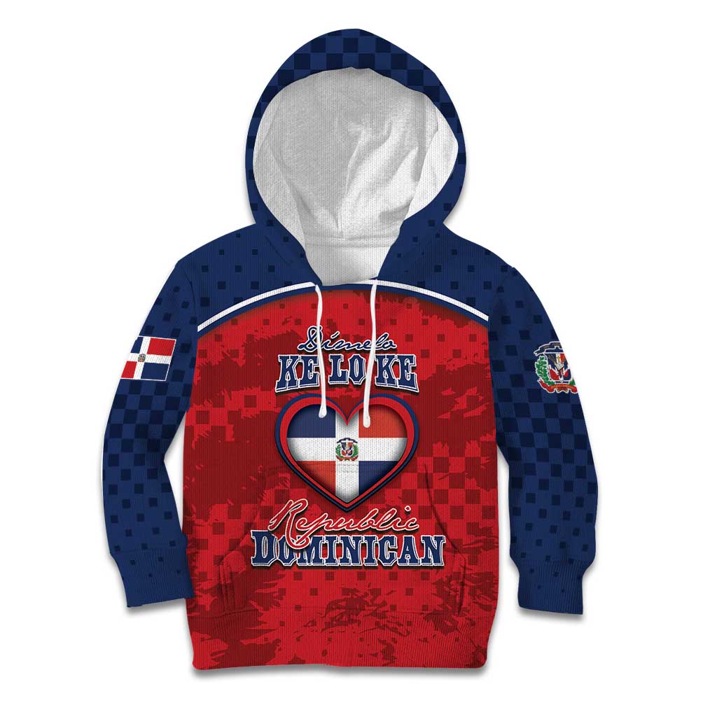 Personalized Dominican Republic Kid Hoodie Dimelo Ke Lo Ke - Wonder Print Shop