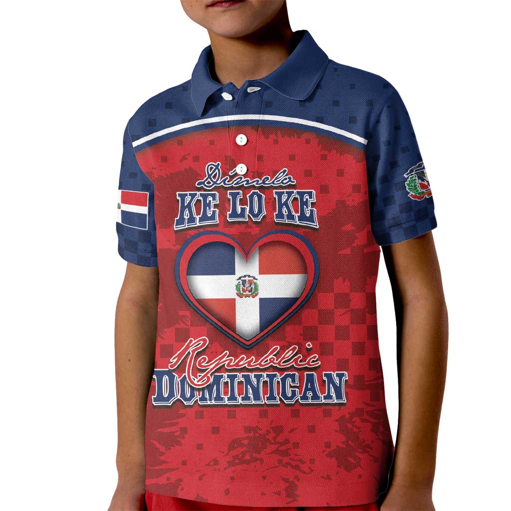 Personalized Dominican Republic Kid Polo Shirt Dimelo Ke Lo Ke - Wonder Print Shop