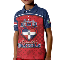 Personalized Dominican Republic Kid Polo Shirt Dimelo Ke Lo Ke - Wonder Print Shop