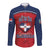 Personalized Dominican Republic Long Sleeve Button Shirt Dimelo Ke Lo Ke - Wonder Print Shop