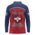 Personalized Dominican Republic Long Sleeve Polo Shirt Dimelo Ke Lo Ke - Wonder Print Shop