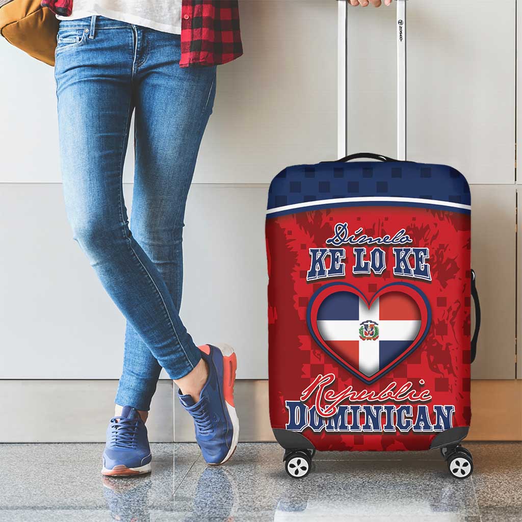 Dominican Republic Luggage Cover Dimelo Ke Lo Ke - Wonder Print Shop