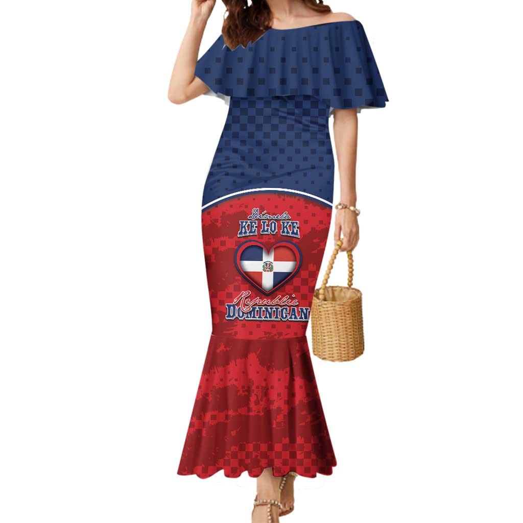 Personalized Dominican Republic Mermaid Dress Dimelo Ke Lo Ke - Wonder Print Shop