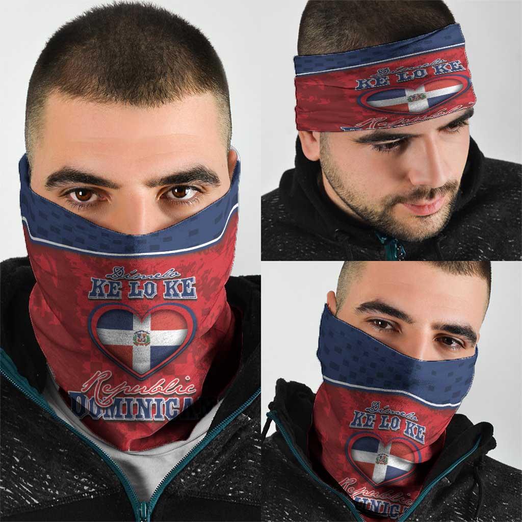 Dominican Republic Neck Gaiter Dimelo Ke Lo Ke - Wonder Print Shop