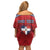 Personalized Dominican Republic Off Shoulder Short Dress Dimelo Ke Lo Ke - Wonder Print Shop