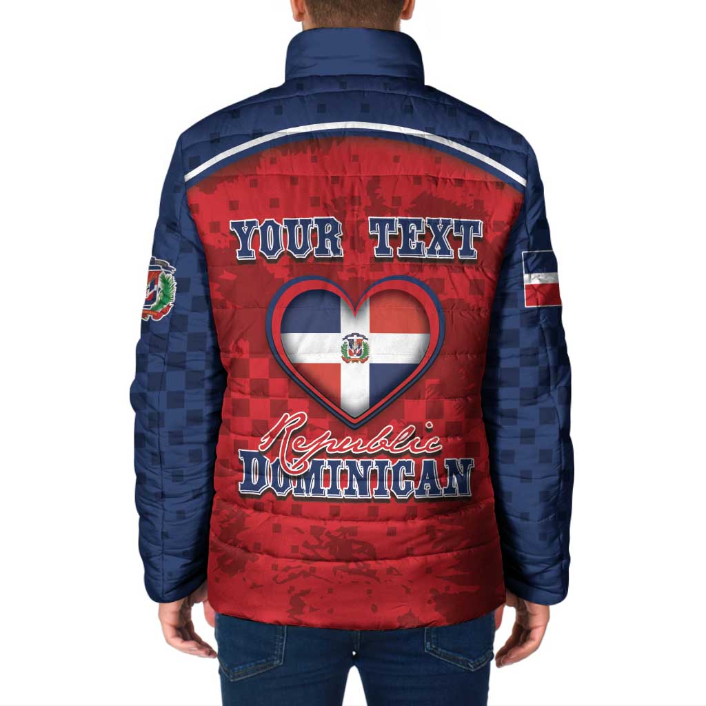 Personalized Dominican Republic Padded Jacket Dimelo Ke Lo Ke - Wonder Print Shop