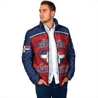 Personalized Dominican Republic Padded Jacket Dimelo Ke Lo Ke - Wonder Print Shop