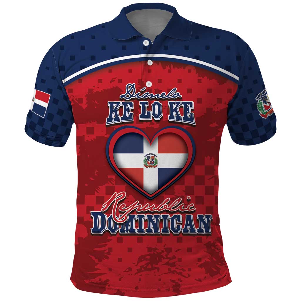 Personalized Dominican Republic Polo Shirt Dimelo Ke Lo Ke - Wonder Print Shop