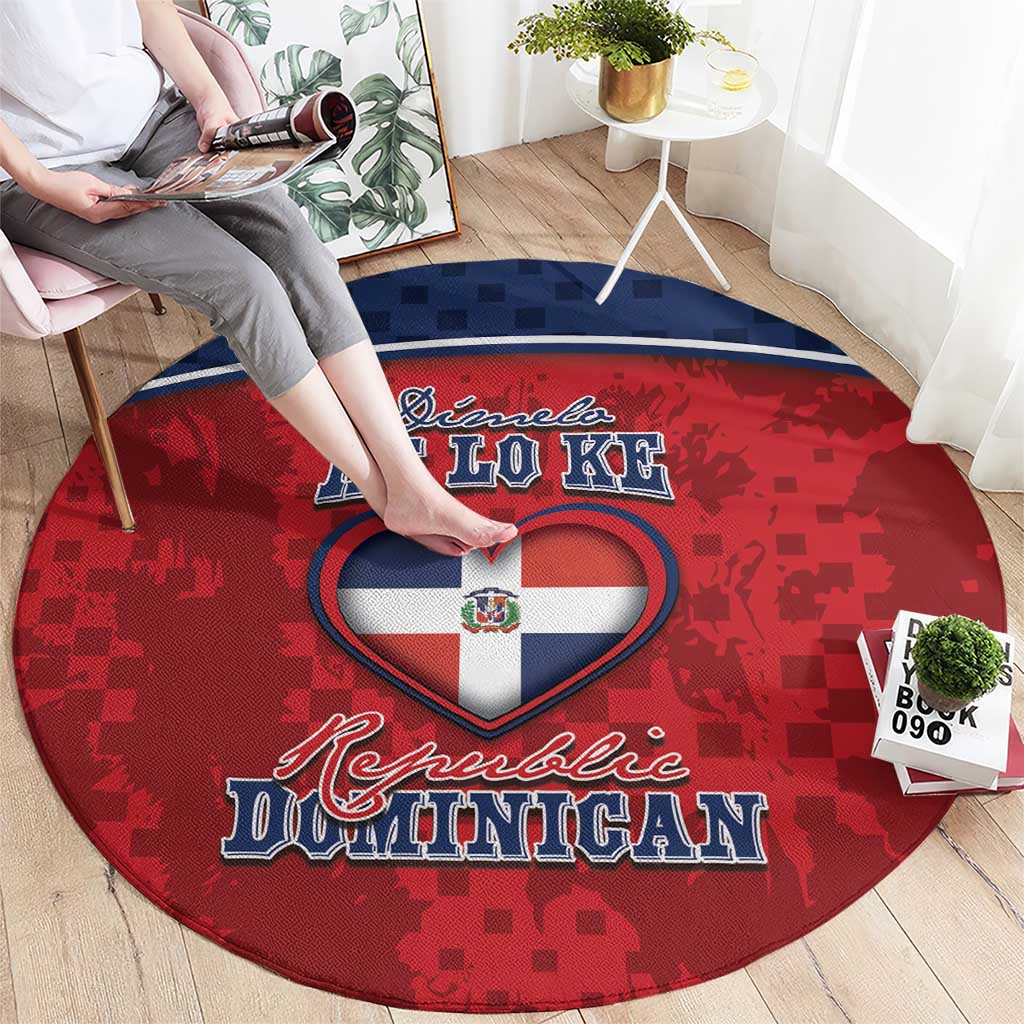 Dominican Republic Round Carpet Dimelo Ke Lo Ke - Wonder Print Shop