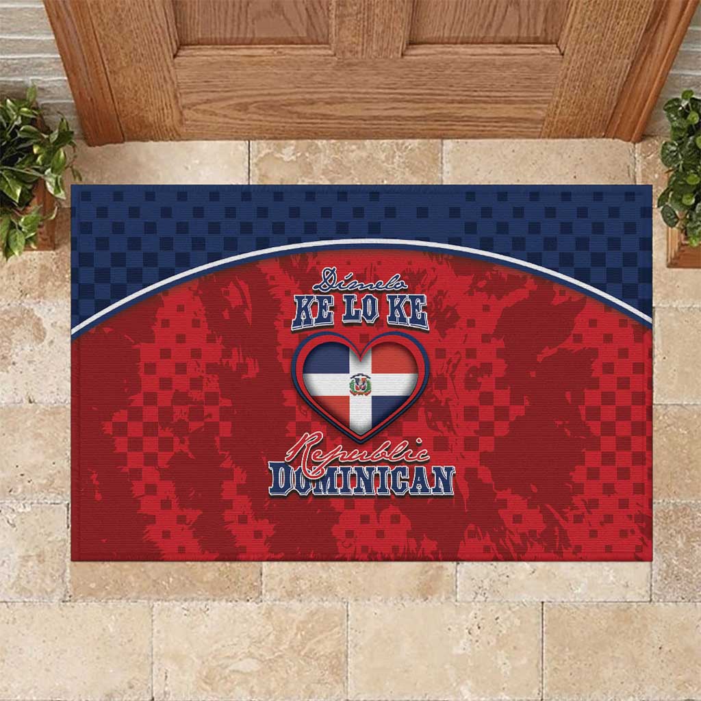 Dominican Republic Rubber Doormat Dimelo Ke Lo Ke - Wonder Print Shop