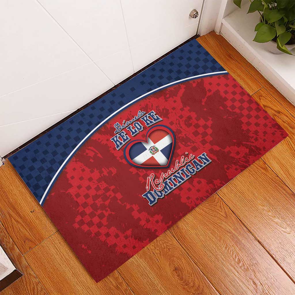 Dominican Republic Rubber Doormat Dimelo Ke Lo Ke - Wonder Print Shop