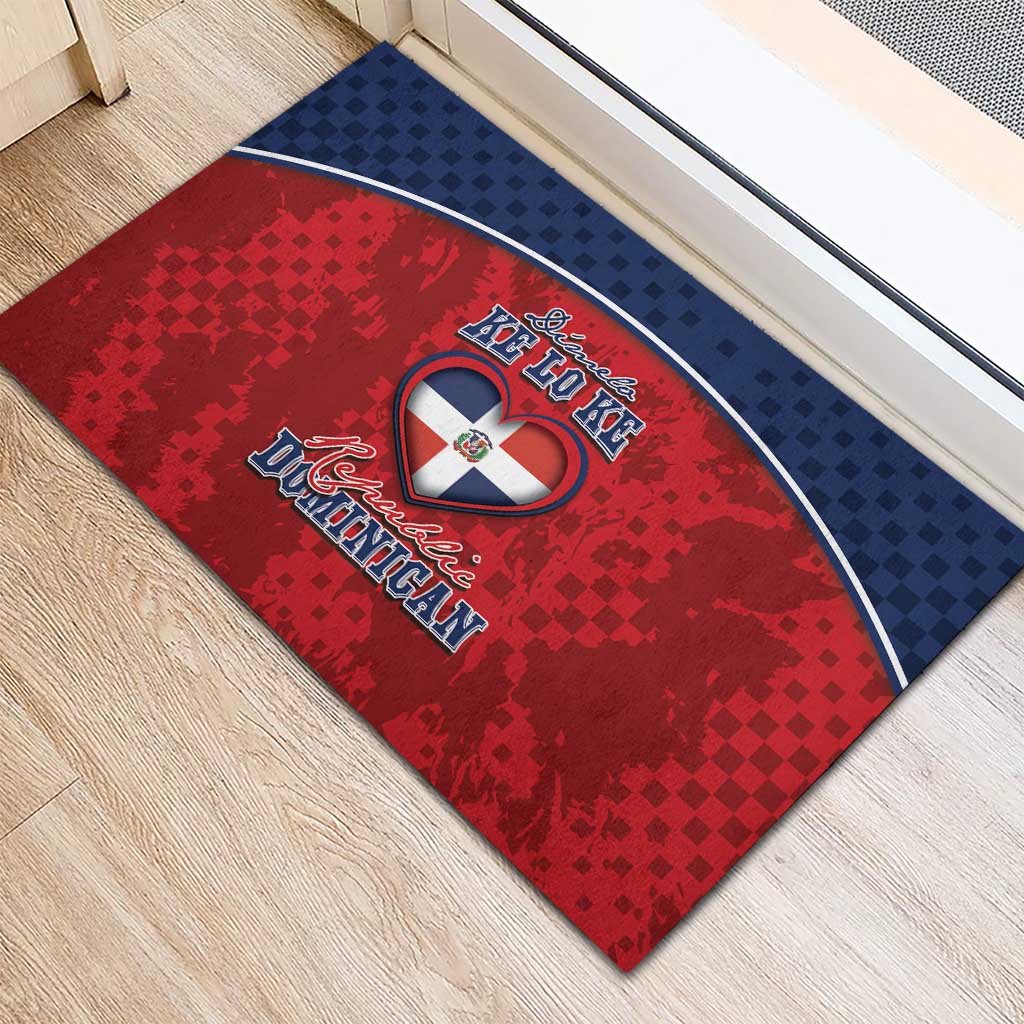 Dominican Republic Rubber Doormat Dimelo Ke Lo Ke - Wonder Print Shop