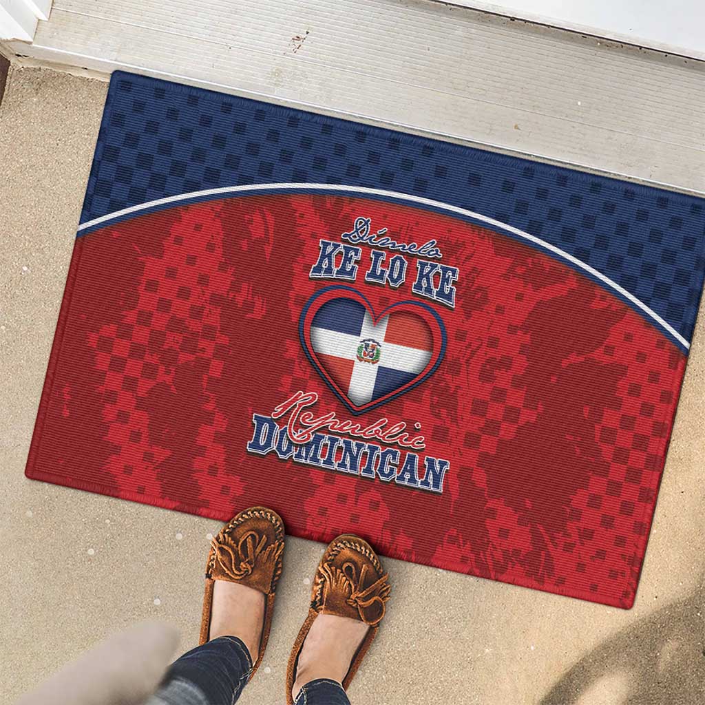 Dominican Republic Rubber Doormat Dimelo Ke Lo Ke - Wonder Print Shop