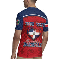 Personalized Dominican Republic Rugby Jersey Dimelo Ke Lo Ke - Wonder Print Shop