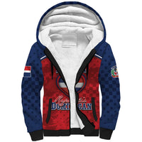 Personalized Dominican Republic Sherpa Hoodie Dimelo Ke Lo Ke - Wonder Print Shop