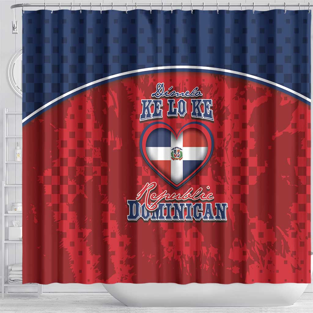 Dominican Republic Shower Curtain Dimelo Ke Lo Ke - Wonder Print Shop
