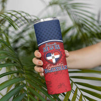 Personalized Dominican Republic Skinny Tumbler Dimelo Ke Lo Ke - Wonder Print Shop