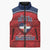 Personalized Dominican Republic Sleeveless Puffer Jacket Dimelo Ke Lo Ke - Wonder Print Shop