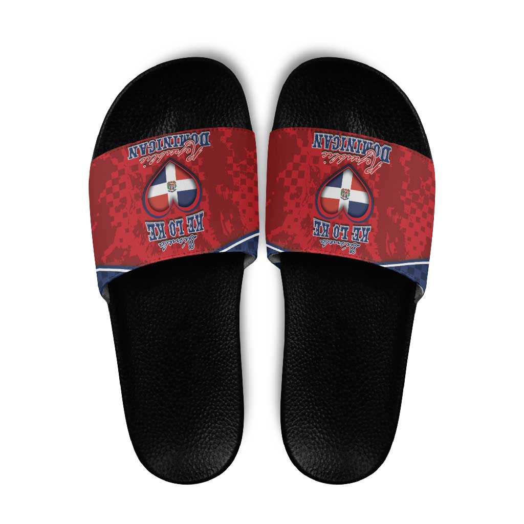 Dominican Republic Slide Sandals Dimelo Ke Lo Ke - Wonder Print Shop