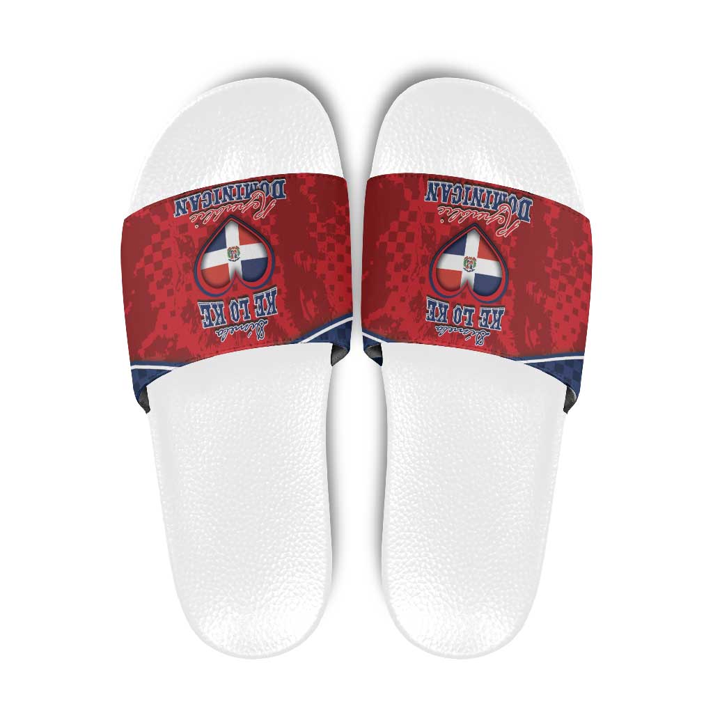 Dominican Republic Slide Sandals Dimelo Ke Lo Ke - Wonder Print Shop