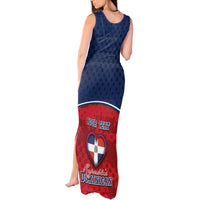 Personalized Dominican Republic Tank Maxi Dress Dimelo Ke Lo Ke - Wonder Print Shop
