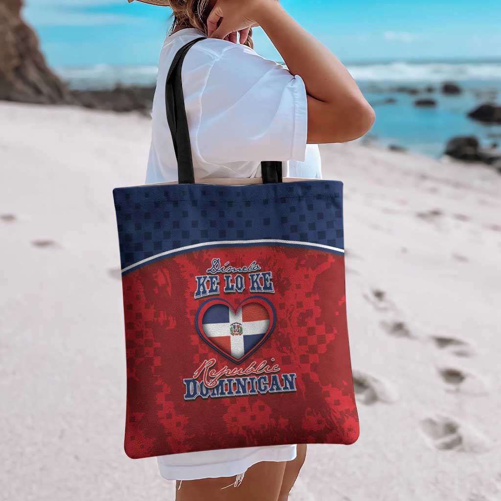 Dominican Republic Tote Bag Dimelo Ke Lo Ke - Wonder Print Shop