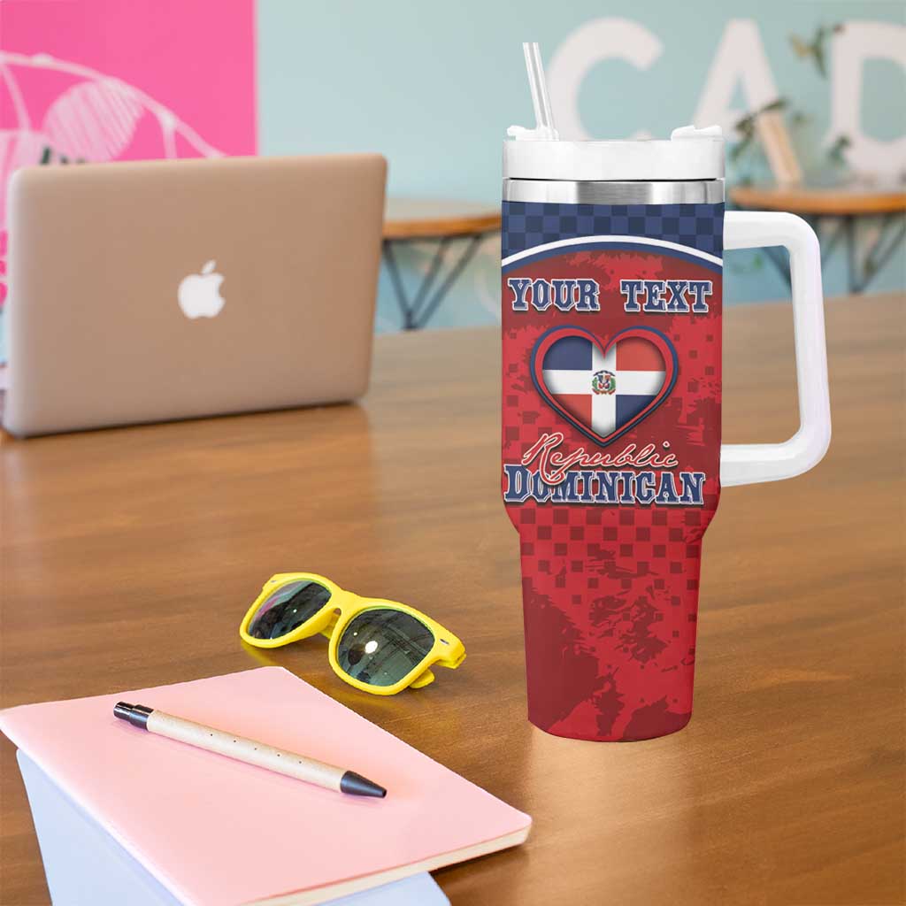 Personalized Dominican Republic Tumbler With Handle Dimelo Ke Lo Ke - Wonder Print Shop