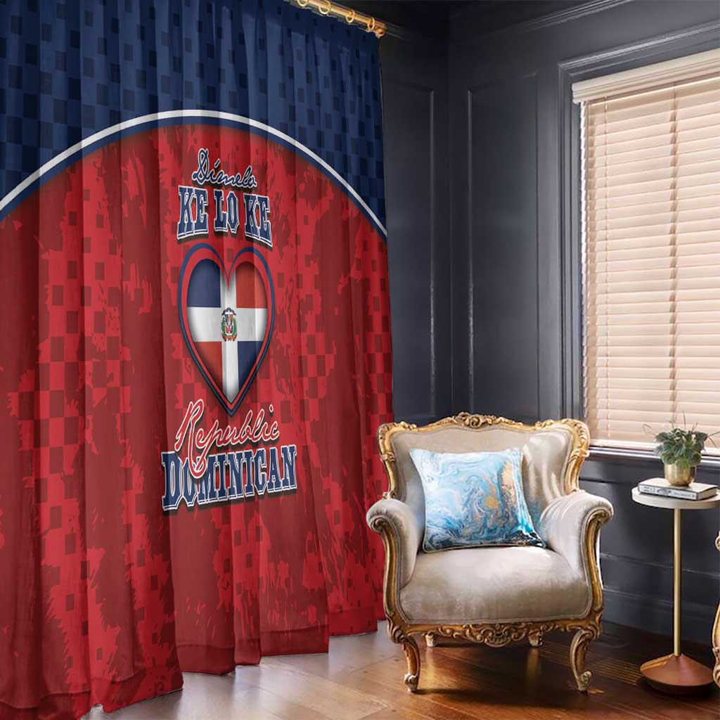 Dominican Republic Window Curtain Dimelo Ke Lo Ke - Wonder Print Shop