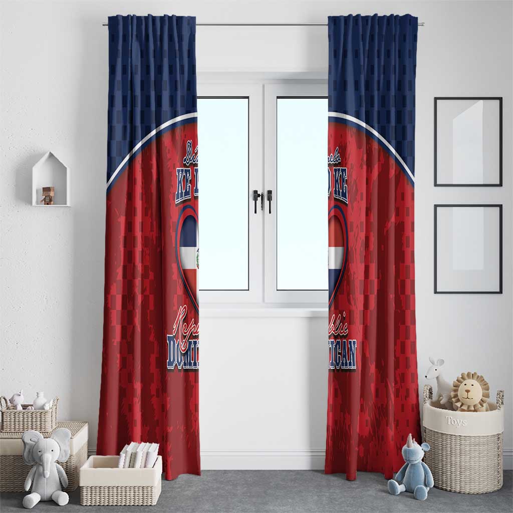 Dominican Republic Window Curtain Dimelo Ke Lo Ke - Wonder Print Shop