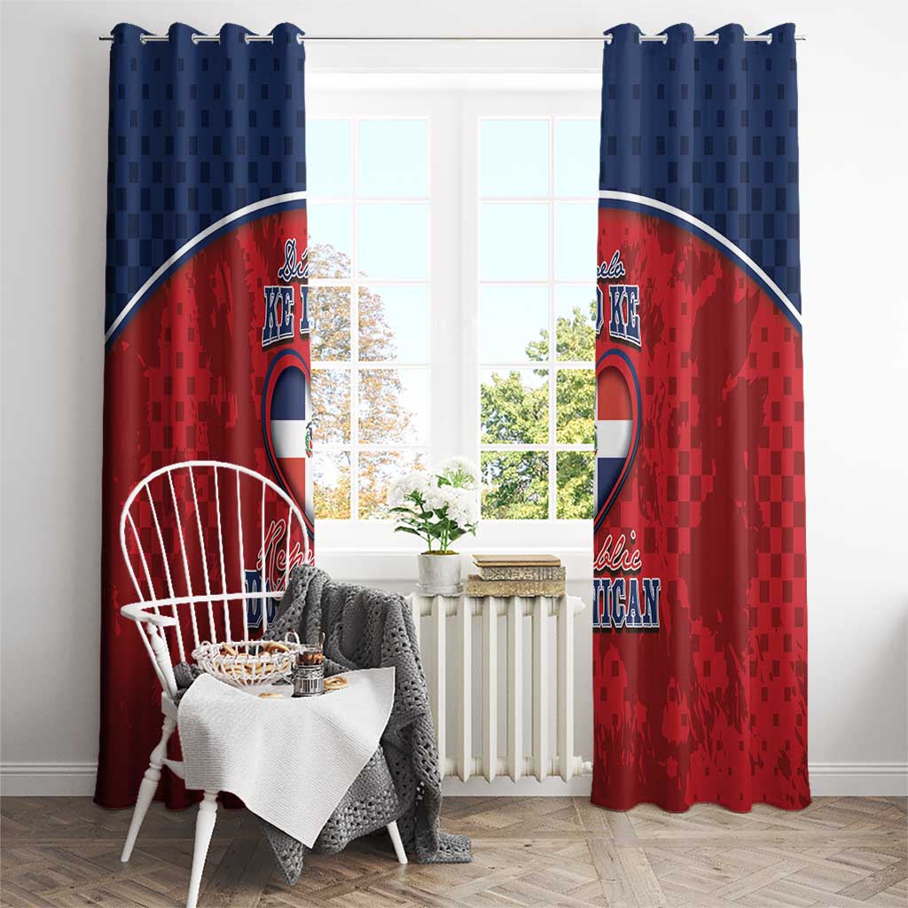 Dominican Republic Window Curtain Dimelo Ke Lo Ke - Wonder Print Shop