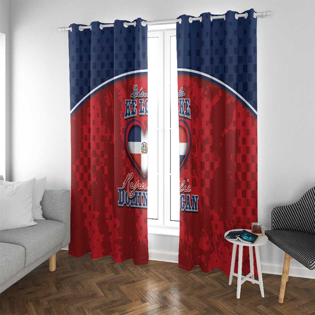 Dominican Republic Window Curtain Dimelo Ke Lo Ke - Wonder Print Shop
