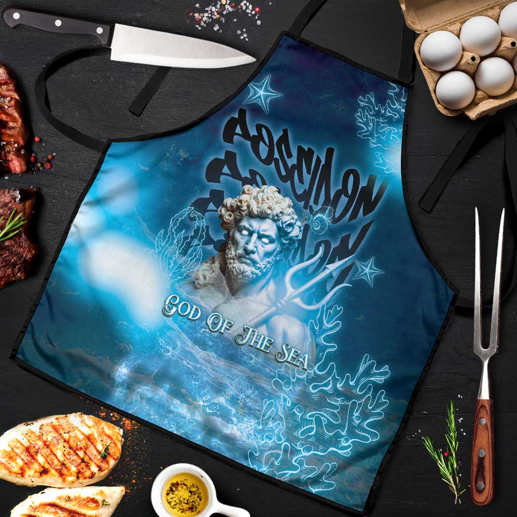 Poseidon Apron God Of The Sea - Wonder Print Shop