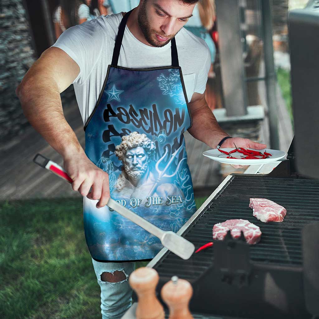 Poseidon Apron God Of The Sea - Wonder Print Shop