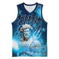 Poseidon Basketball Jersey God Of The Sea - Wonder Print Shop