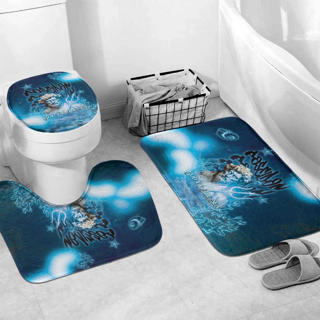 Poseidon Bathroom Set God Of The Sea - Wonder Print Shop