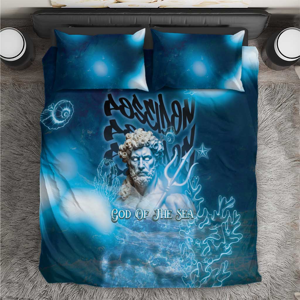 Poseidon Bedding Set God Of The Sea - Wonder Print Shop