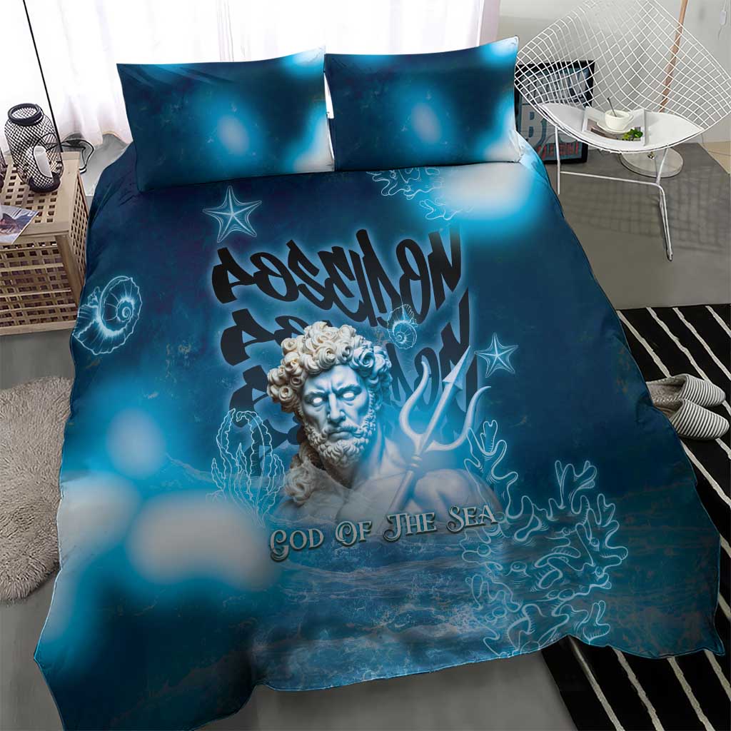 Poseidon Bedding Set God Of The Sea - Wonder Print Shop