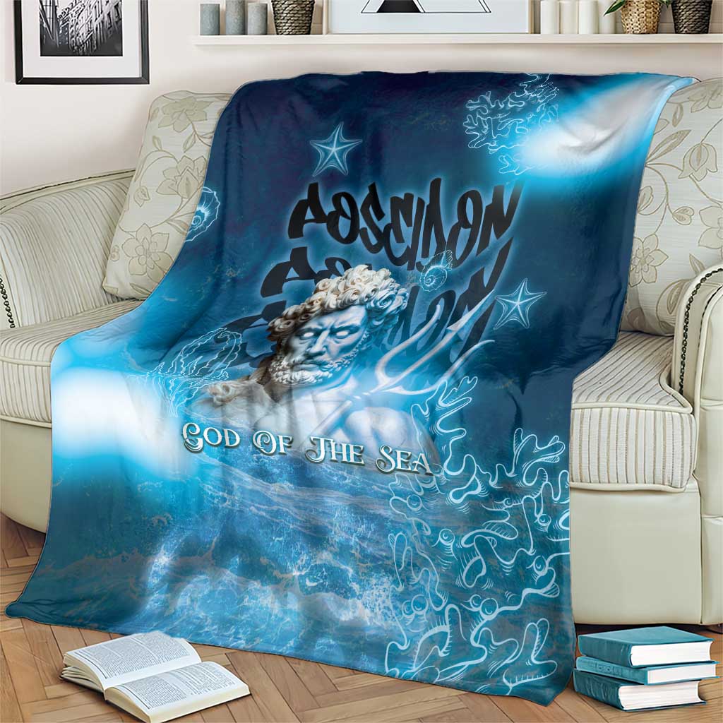 Poseidon Blanket God Of The Sea - Wonder Print Shop